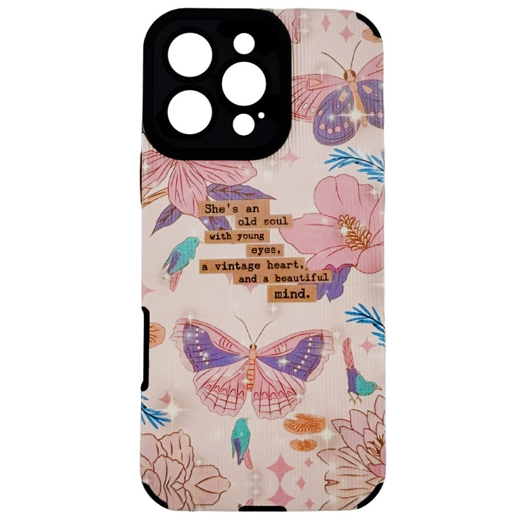 کاور مدل BUTTERFLYMOTTO مناسب برای گوشی موبایل اپل iPhone 16 ProMax