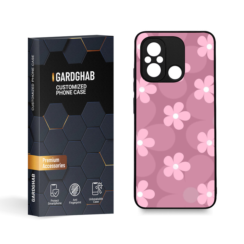 کاور گارد قاب مدل گل مناسب برای گوشی موبایل شیائومی Poco C55