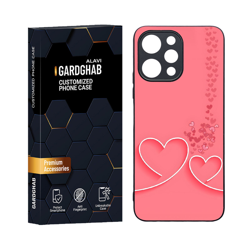 کاور گارد قاب علوی مدل دورژله ای عاشقانه مناسب برای گوشی موبایل شیائومی Poco M6 pro 5G
