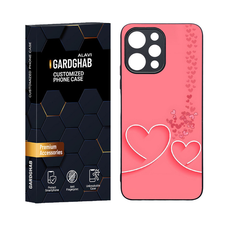 کاور گارد قاب علوی مدل دورژله ای عاشقانه مناسب برای گوشی موبایل شیائومی Poco M6 pro 5G
