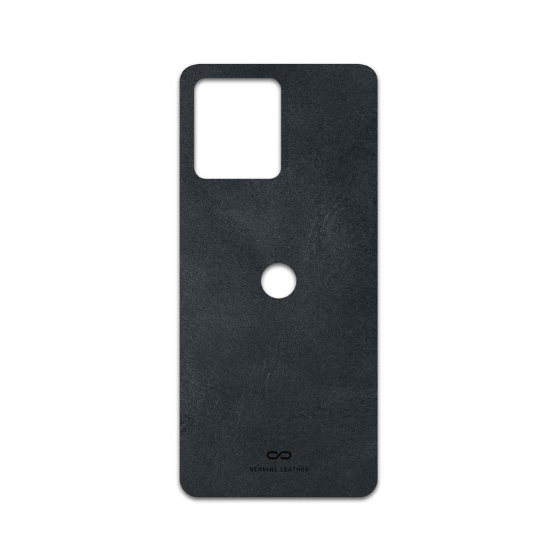 برچسب پوششی ماهوت مدل Graphite-Buffalo-Leather مناسب برای گوشی موبایل موتورولا Moto G84