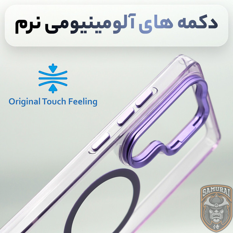 کاور سامورایی مدل Crystal Stand مناسب برای گوشی موبایل سامسونگ Galaxy S26 Ultra