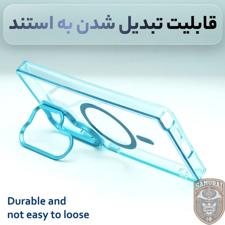 کاور سامورایی مدل Crystal Stand مناسب برای گوشی موبایل سامسونگ Galaxy S26 Ultra