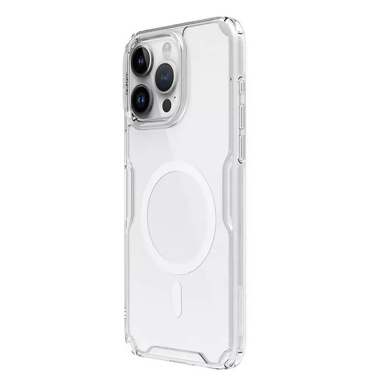 کاور نیلکین مدل Nature TPU Pro Magnetic مناسب برای گوشی موبایل اپل iPhone 15 Pro Max / 14 Pro Max / 13 Pro Max
