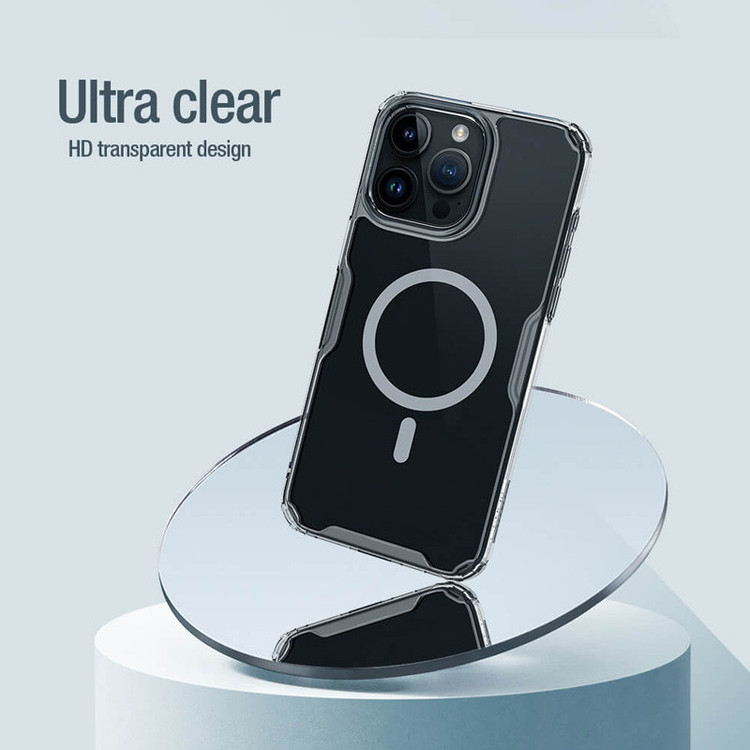 کاور نیلکین مدل Nature TPU Pro Magnetic مناسب برای گوشی موبایل اپل iPhone 15 Pro Max / 14 Pro Max / 13 Pro Max