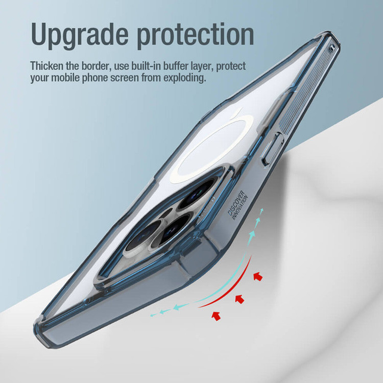 کاور نیلکین مدل Nature TPU Pro Magnetic مناسب برای گوشی موبایل اپل iPhone 15 Pro Max / 14 Pro Max / 13 Pro Max
