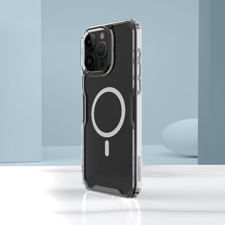 کاور نیلکین مدل Nature TPU Pro Magnetic مناسب برای گوشی موبایل اپل iPhone 15 Pro Max / 14 Pro Max / 13 Pro Max