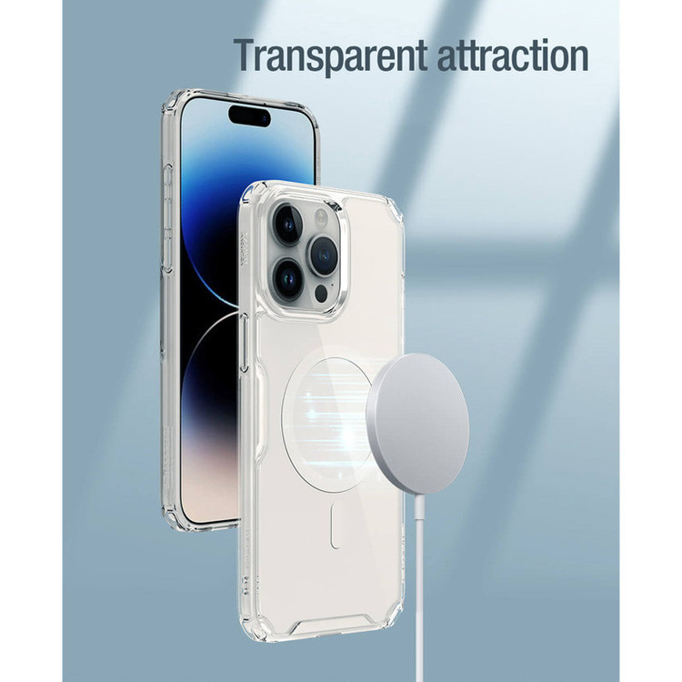 کاور نیلکین مدل Nature TPU Pro Magnetic مناسب برای گوشی موبایل اپل iPhone 15 Pro Max / 14 Pro Max / 13 Pro Max