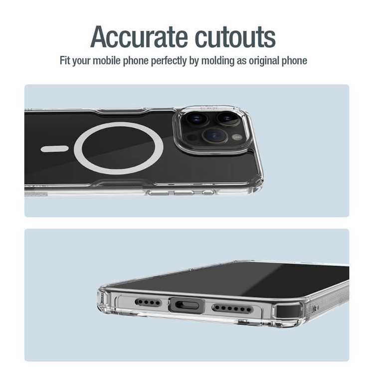 کاور نیلکین مدل Nature TPU Pro Magnetic مناسب برای گوشی موبایل اپل iPhone 15 Pro Max / 14 Pro Max / 13 Pro Max