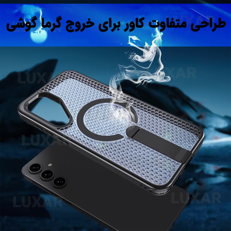 کاور لوکسار مدل S25 Ultra _AirMag مناسب برای گوشی موبایل سامسونگ Galaxy S25 Ultra