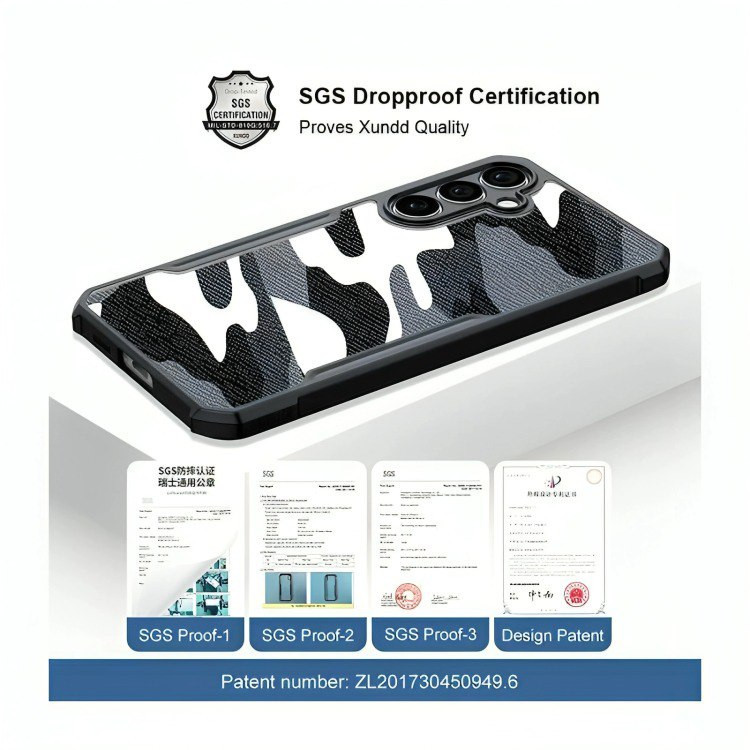 کاور ژاند مدل Camouflage مناسب برای گوشی موبایل سامسونگ Galaxy A14