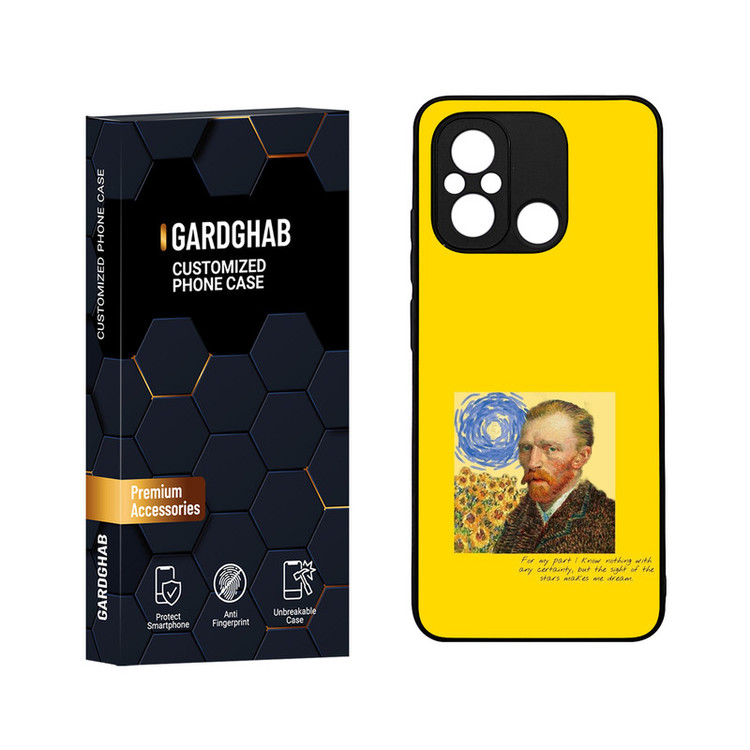 کاور گارد قاب مدل دورژله ای هنری مناسب برای گوشی موبایل شیائومی Poco C55 / Redmi 12c