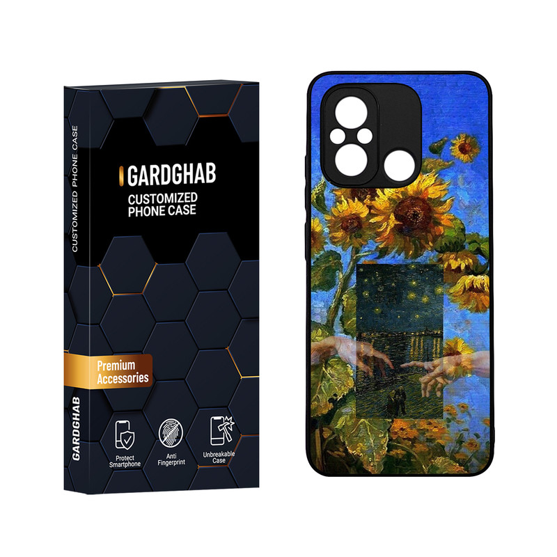 کاور گارد قاب مدل دورژله ای هنری مناسب برای گوشی موبایل شیائومی Poco C55 / Redmi 12c