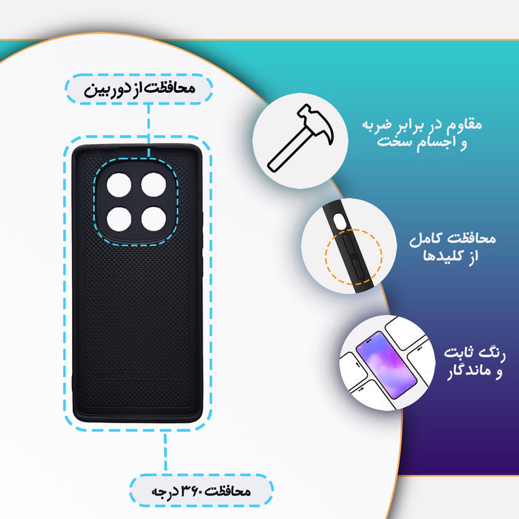 کاور قاب موبایل علوی مدل MLG مناسب برای گوشی موبایل شیائومی Redmi Note 14 Pro 4G