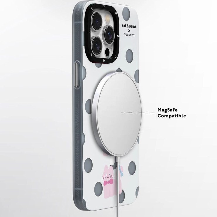 کاور یانگ کیت مدل cat&point sweet atmosphere مناسب برای گوشی موبایل اپل iphone 15 promax