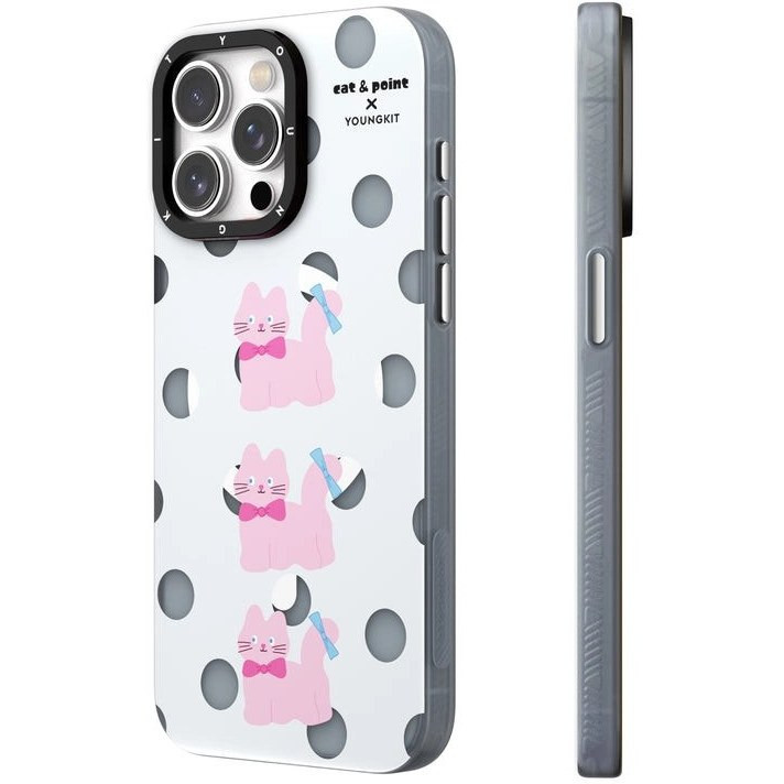 کاور یانگ کیت مدل cat&point sweet atmosphere مناسب برای گوشی موبایل اپل iphone 15 promax