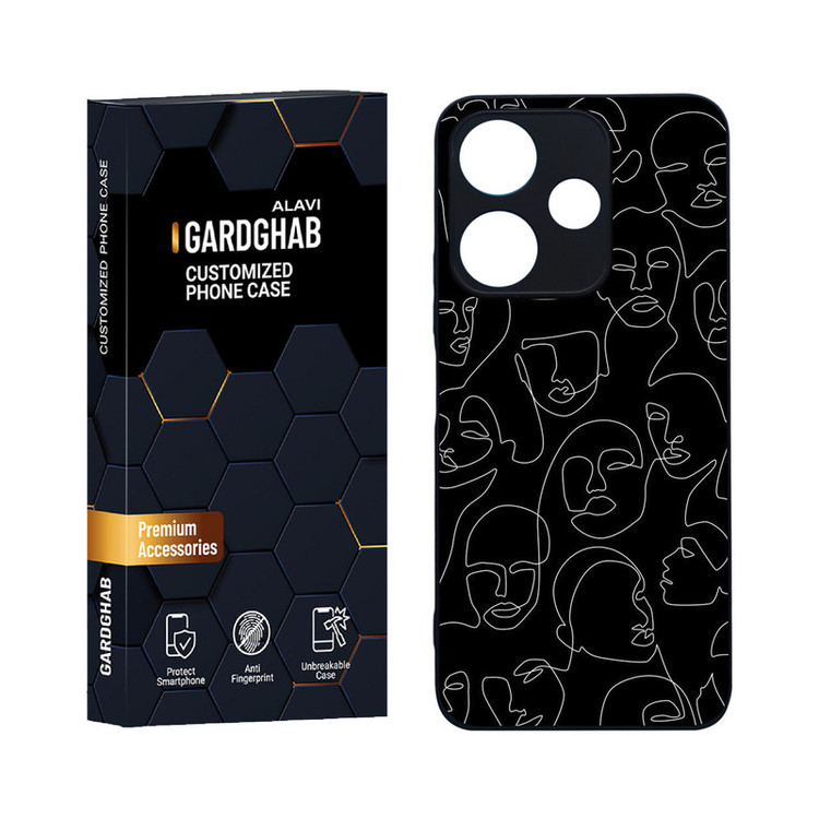 کاور گارد قاب علوی مدل دورژله ای ساده و مینیمال مناسب برای گوشی موبایل شیائومی Redmi 13 4G / 5G
