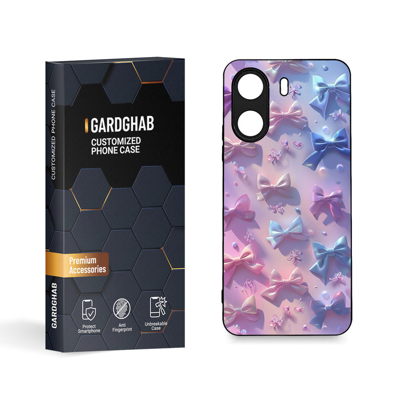 کاور گارد قاب مدل دورژله ای دخترانه مناسب برای گوشی موبایل شیائومی  Poco C65 / Redmi 13c