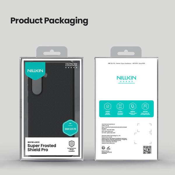 کاور نیلکین مدل Super Frosted Shield Pro مناسب برای گوشی موبایل سامسونگ Galaxy S25 FE