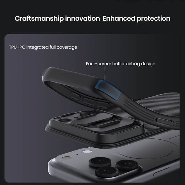 کاور نیلکین مدل Camshield Pro مناسب برای گوشی موبایل اپل iPhone 17 Pro Max