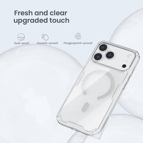 کاور نیلکین مدل Nature TPU Pro Magnetic مناسب برای گوشی موبایل اپل iPhone 17 Pro Max