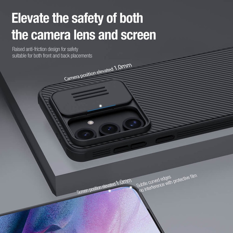 کاور نیلکین مدل CamShield Pro مناسب برای گوشی موبایل سامسونگ Galaxy S24 FE