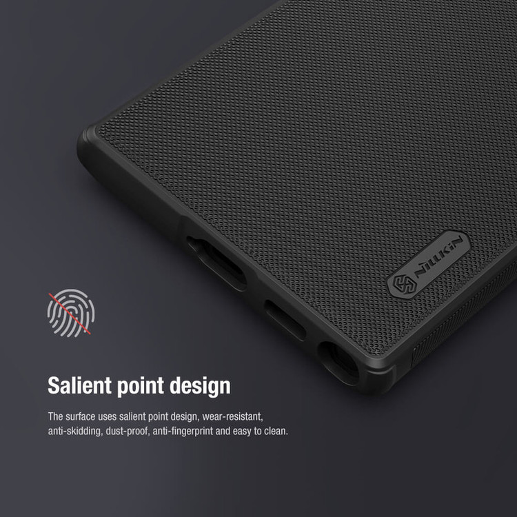 کاور نیلکین مدل Super Frosted Shield Pro مناسب برای گوشی موبایل سامسونگ Galaxy S22 Ultra