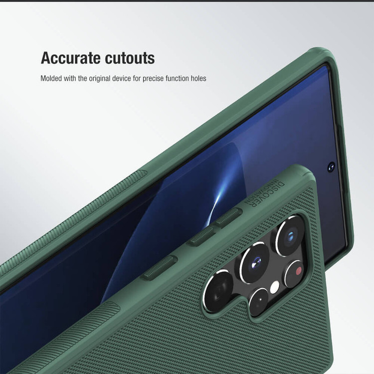 کاور نیلکین مدل Super Frosted Shield Pro مناسب برای گوشی موبایل سامسونگ Galaxy S22 Ultra