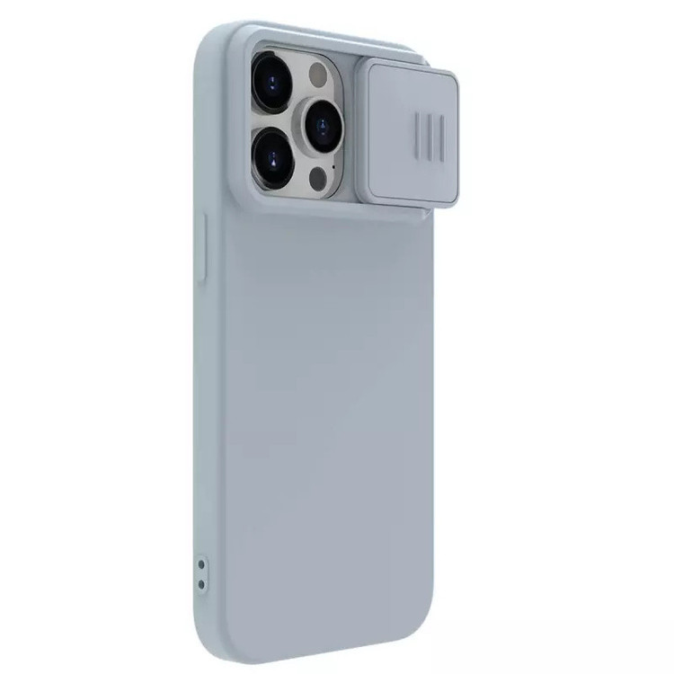کاور نیلکین مدل CamShield Silky Silicone مناسب برای گوشی موبایل اپل iPhone 15 Pro Max