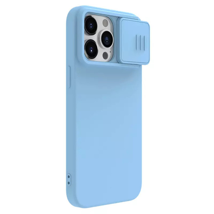 کاور نیلکین مدل CamShield Silky Silicone مناسب برای گوشی موبایل اپل iPhone 15 Pro Max