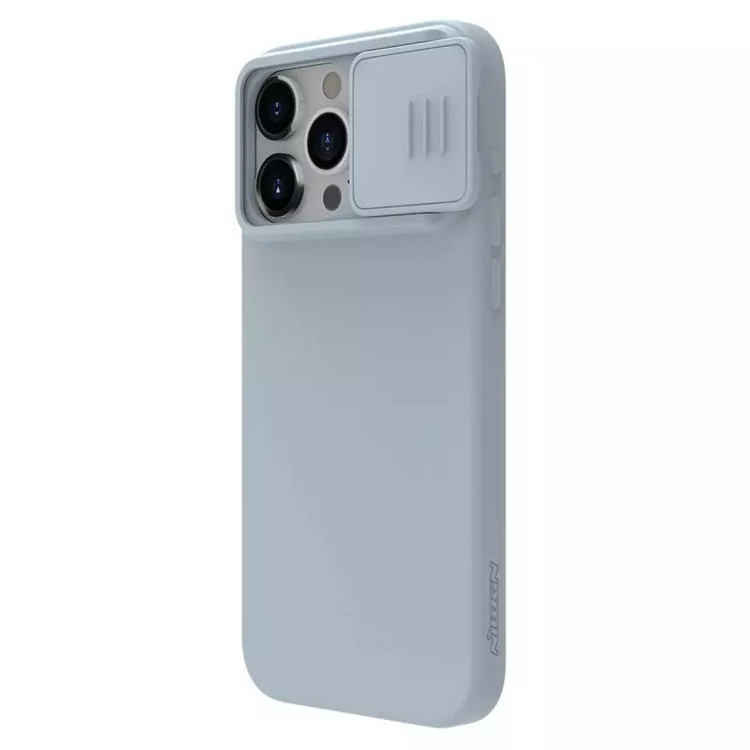 کاور نیلکین مدل CamShield Silky Silicone مناسب برای گوشی موبایل اپل iPhone 15 Pro Max