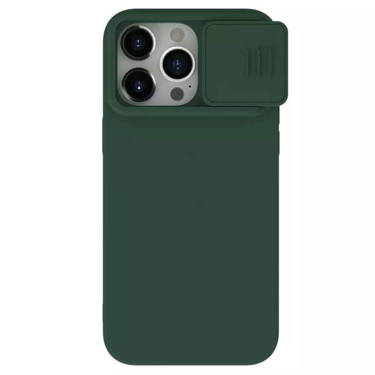 کاور نیلکین مدل CamShield Silky Silicone مناسب برای گوشی موبایل اپل iPhone 15 Pro Max