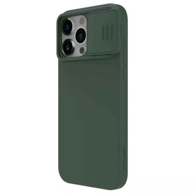 کاور نیلکین مدل CamShield Silky Silicone مناسب برای گوشی موبایل اپل iPhone 15 Pro Max