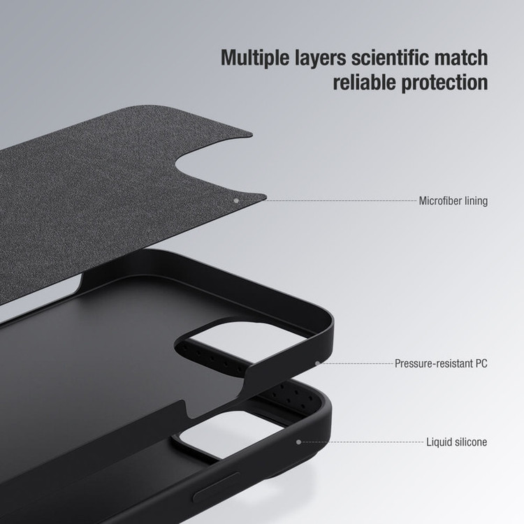 کاور نیلکین مدل CamShield Silky Silicone مناسب برای گوشی موبایل اپل iPhone 15 Pro Max