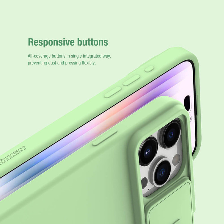 کاور نیلکین مدل CamShield Silky Silicone مناسب برای گوشی موبایل اپل iPhone 15 Pro Max