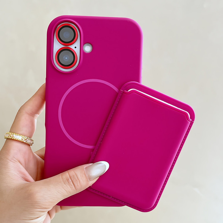 کاور مدل lyria مناسب برای گوشی موبایل اپل iPhone 16 به همراه جاکارتی