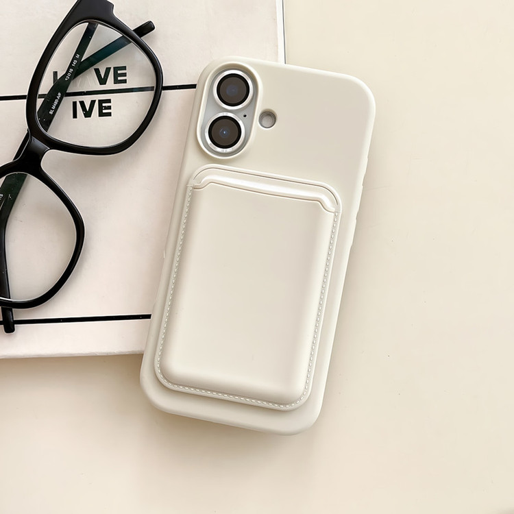 کاور مدل lyria مناسب برای گوشی موبایل اپل iPhone 16 به همراه جاکارتی