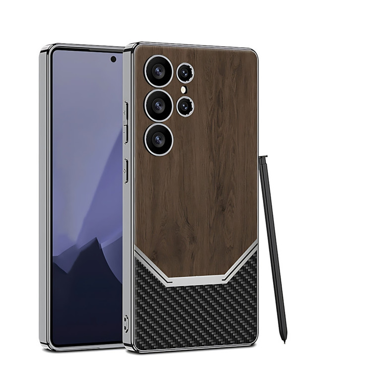 کاور مدل Woodline مناسب برای گوشی موبایل سامسونگ Galaxy S24 Ultra