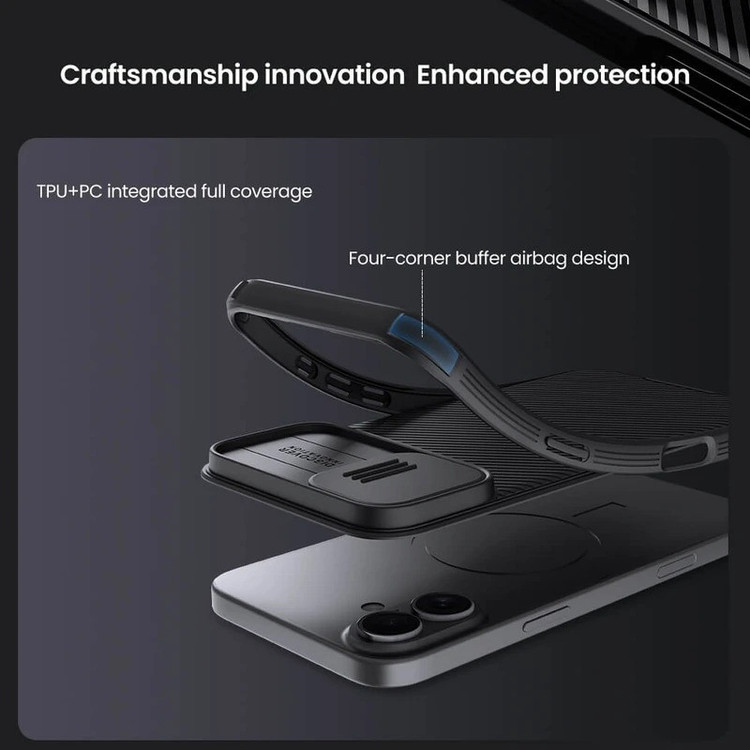 کاور نیلکین مدل Camshield Pro مناسب برای گوشی موبایل اپل iPhone 17