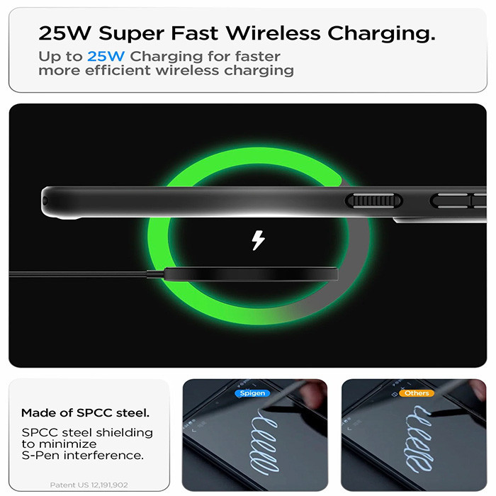 کاور اسپیگن مدل ultra hybrid clear magsafe مناسب برای گوشی موبایل سامسونگ galaxy s26 ultra