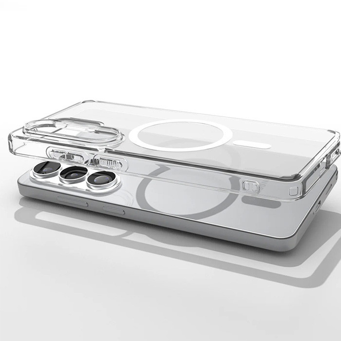 کاور اسپیگن مدل ultra hybrid clear magsafe مناسب برای گوشی موبایل سامسونگ galaxy s26 ultra