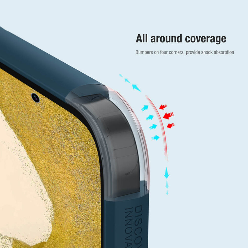 کاور نیلکین مدل Super Frosted Shield Pro مناسب برای گوشی موبایل سامسونگ Galaxy S23 Plus