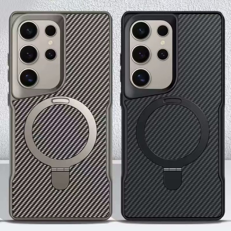 کاور بادیگارد مدل Carbon Stand مناسب برای گوشی موبایل سامسونگ Galaxy S25 Ultra