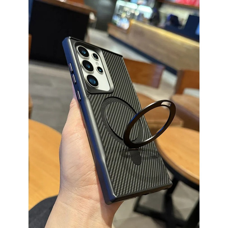 کاور بادیگارد مدل Carbon Stand مناسب برای گوشی موبایل سامسونگ Galaxy S25 Ultra