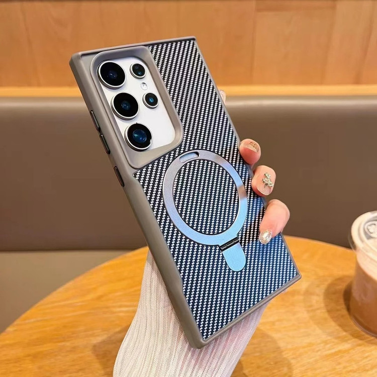 کاور بادیگارد مدل Carbon Stand مناسب برای گوشی موبایل سامسونگ Galaxy S25 Ultra