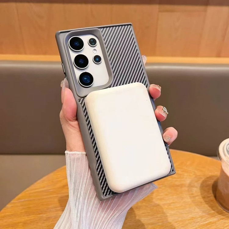کاور بادیگارد مدل Carbon Stand مناسب برای گوشی موبایل سامسونگ Galaxy S25 Ultra