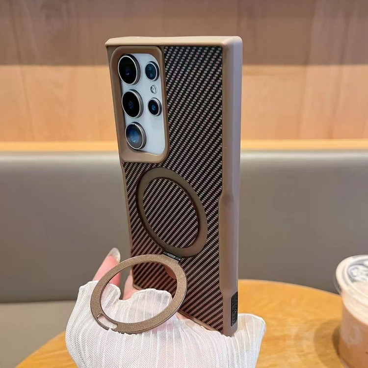 کاور بادیگارد مدل Carbon Stand مناسب برای گوشی موبایل سامسونگ Galaxy S25 Ultra