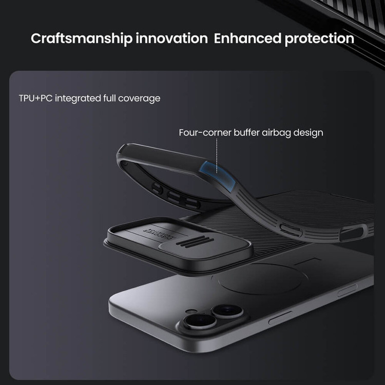 کاور نیلکین مدل Camshield Pro مناسب برای گوشی موبایل اپل iPhone 16