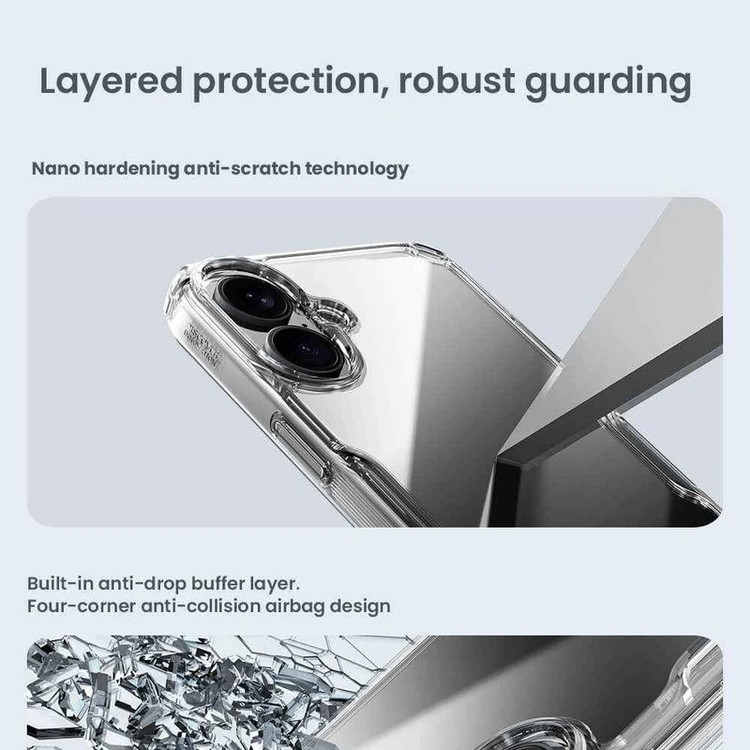 کاور نیلکین مدل Nature TPU Pro مناسب برای گوشی موبایل اپل iPhone 17