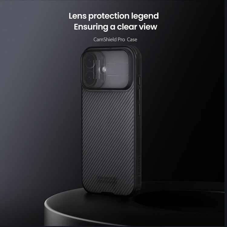 کاور نیلکین مدل Camshield Pro Clear version مناسب برای گوشی موبایل اپل iPhone 17